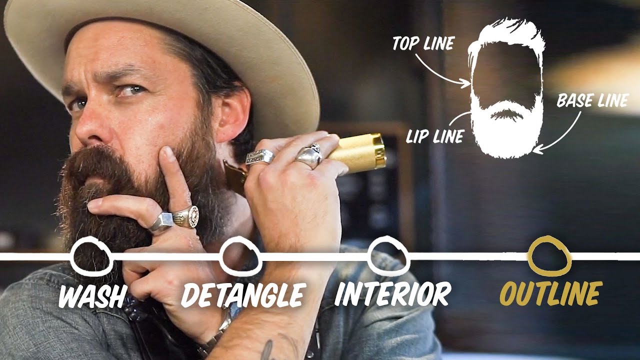 Comment tailler votre barbe  la maison tutoriel en 4 tapes  GQ