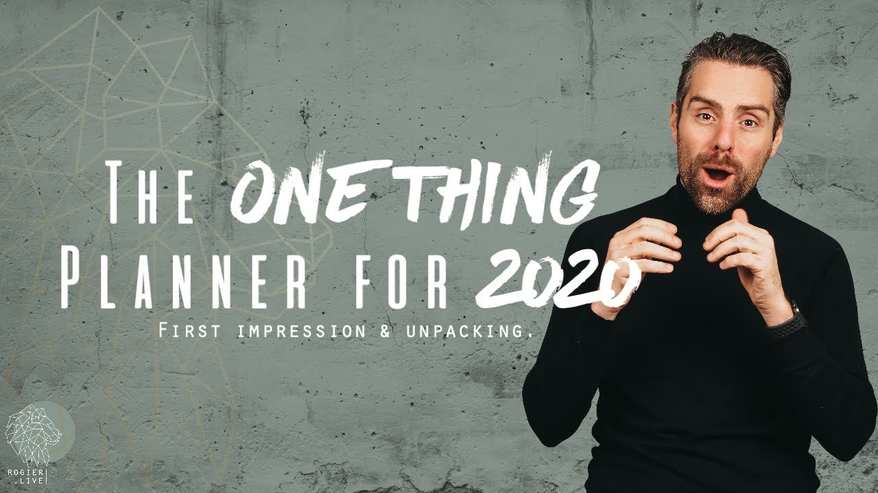 the one thing planner the one thing planner
