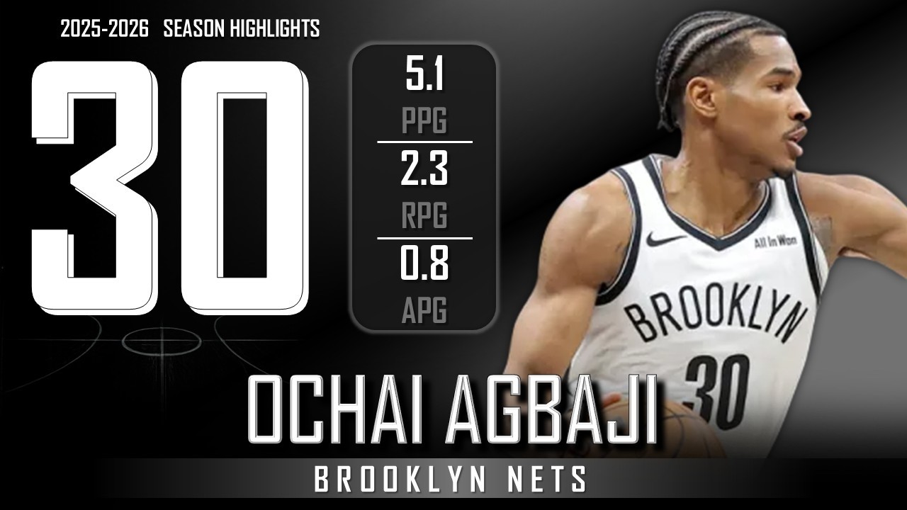 Ochai Agbaji || 2025-2026 Brooklyn Nets/Toronto Raptors Highlights