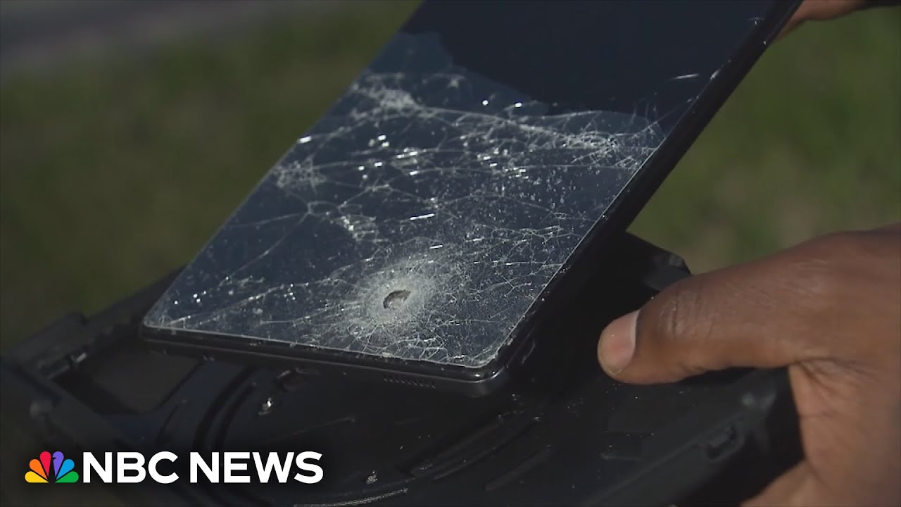 Tablet stops bullet when Texas man shoots at door-to-door salesman
