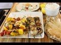 Greek Chicken Souvlaki with Grilled Haloumi & Vegetable Skewers