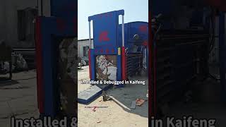 160T All-Steel Servo Horizontal Baler | Installed in Kaifeng for Waste Paper Recycling