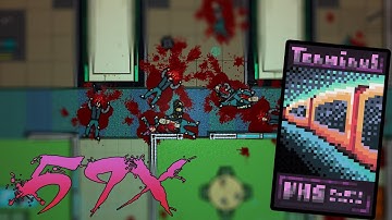 Hotline Miami 2: Wrong Number. Custom Level - Terminus (Hard Mode, Full combo)