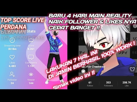 Cara sukses banyak pengunjung saat live streaming (vtuber) - Reality avatar