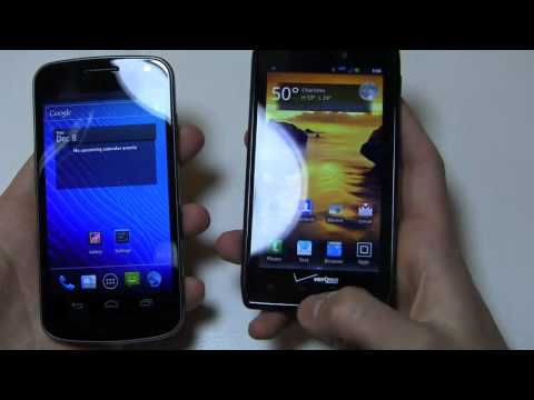 Video: Atšķirība Starp Galaxy Nexus Un Motorola Droid Bionic