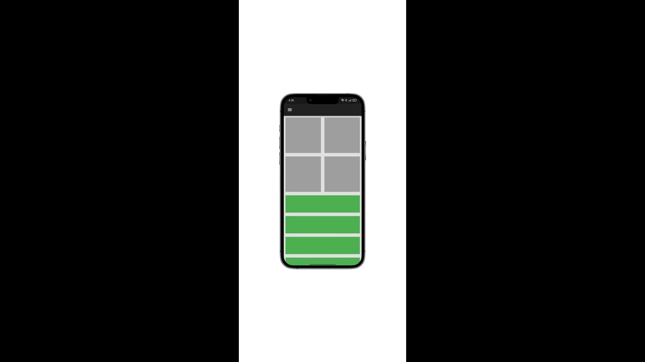 Tried responsive flutter app layout...