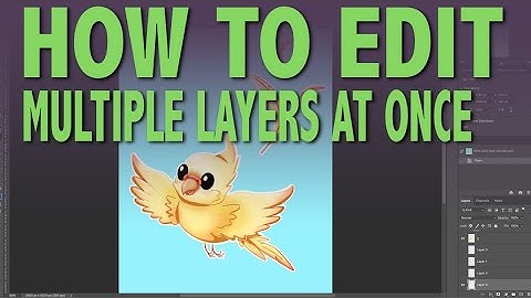 How To Edit Multiple Layers At Once In Photoshop | Tutorial