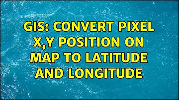 GIS: Convert pixel x,y position on map to latitude and longitude