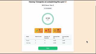 How to take a test on Lakshya Portal