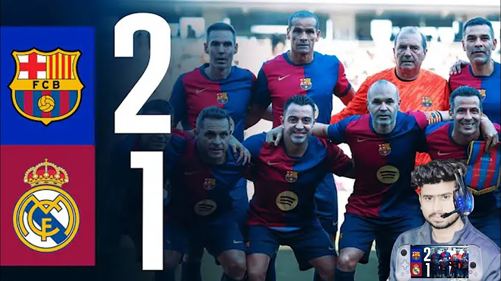 HIGHLIGHTS | BARÇA LEGENDS 2 vs 1 REAL MADRID LEGENDS | XAVI & INIESTA