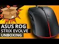 Asus rog strix evolve mouse unboxing  gamer mouse with swapable buttons