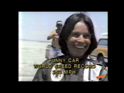 Kitty O'Neil Crashes Rocket Funny Car at 368mph