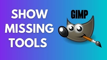 gimp show missing tools from toolbox
