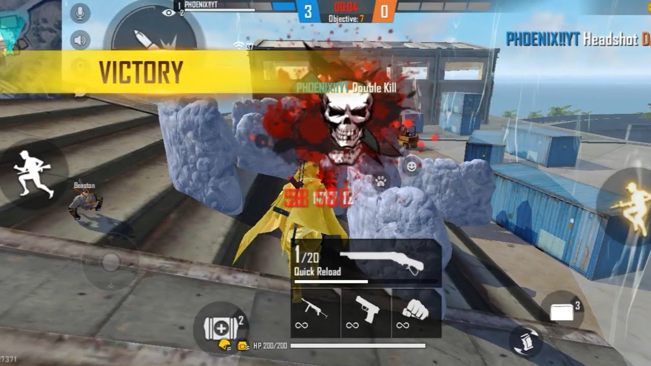 2 VS1 FREE FIRE GREANA ❤️🇮🇳