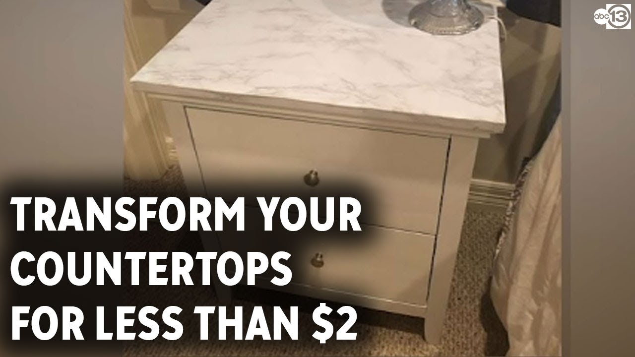 Transform Your Countertops For Less Than 20 Youtube