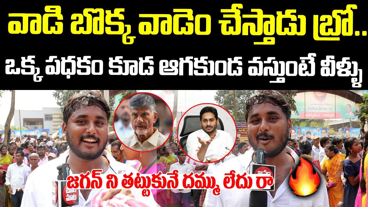 Young Man Satirical Comments On TDP Party | AP Public Reaction On 2024 Elections | Janam Mata