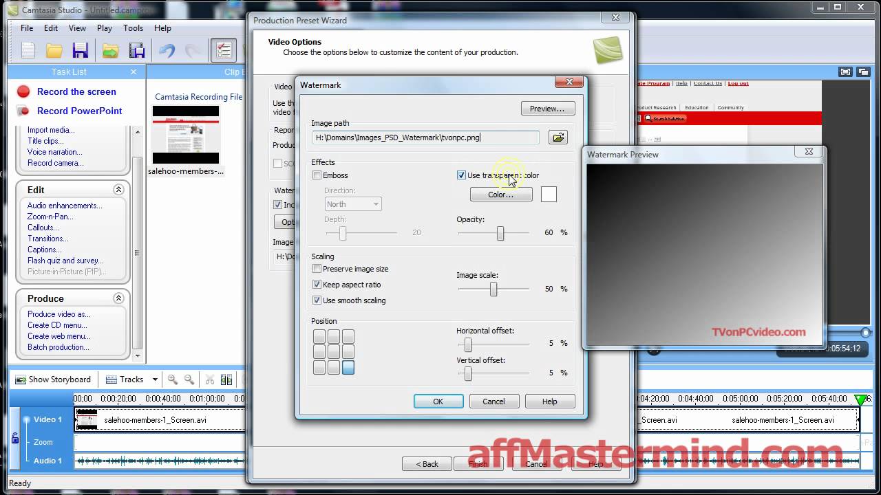 camtasia add watermark camtasia add watermark