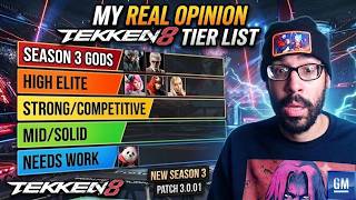FightingGM's REAL Tekken 8 Season 3 Tier List (Patch 3.00.01]