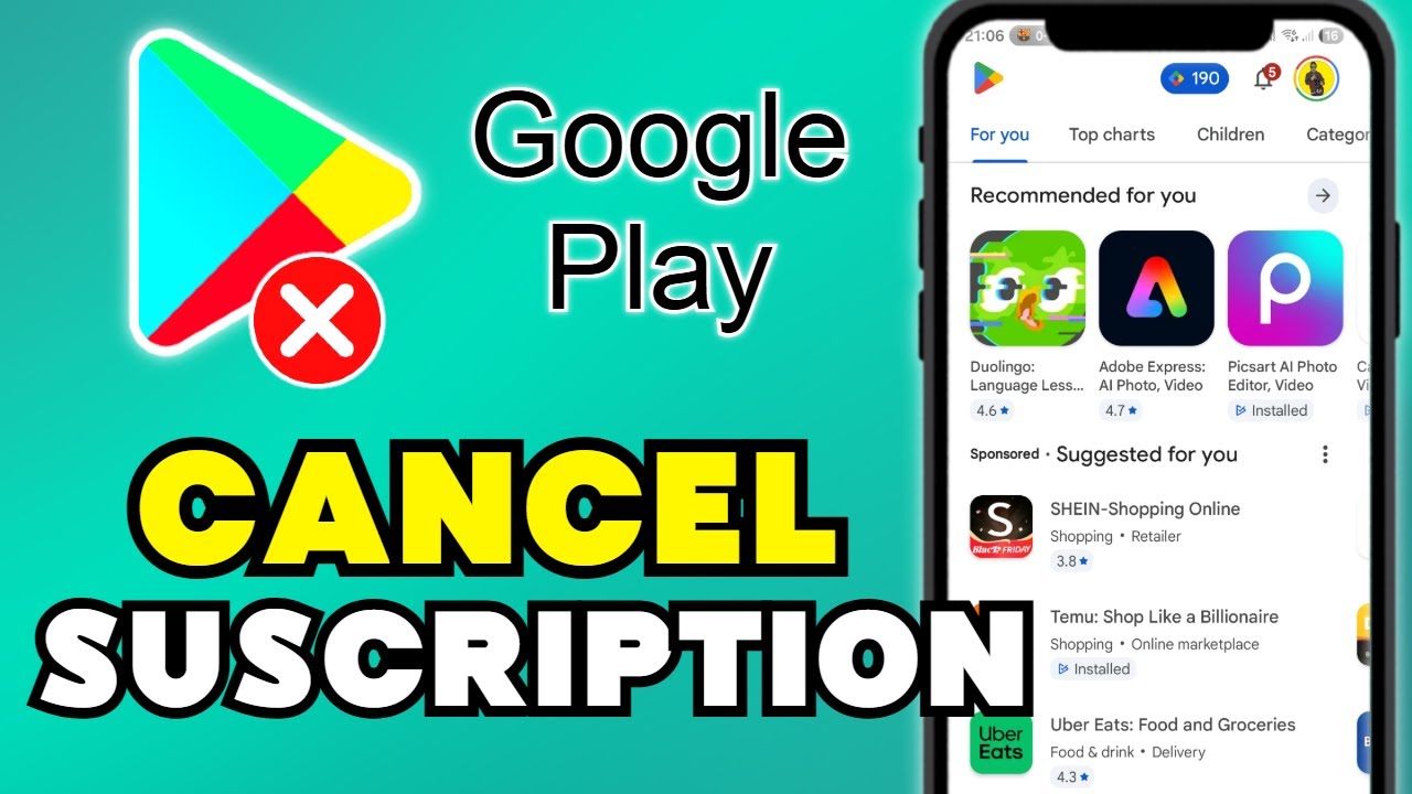 How to Cancel a Subscription in Google Play Store (Quick & Easy) - YouTube