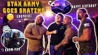 STAX ARMY GOES SKATING?! | SURPRISING FAN FOR HIS 24TH BIRTHDAY!
