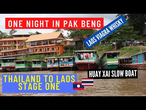 Huay Xai Laos to Pak Beng TRAVEL VLOG Thailand Laos slow boat