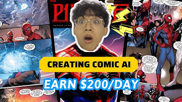 Making $200/Day By Creating Comic Book With AI Tool - Lee Dae Hwang - Make Money Online