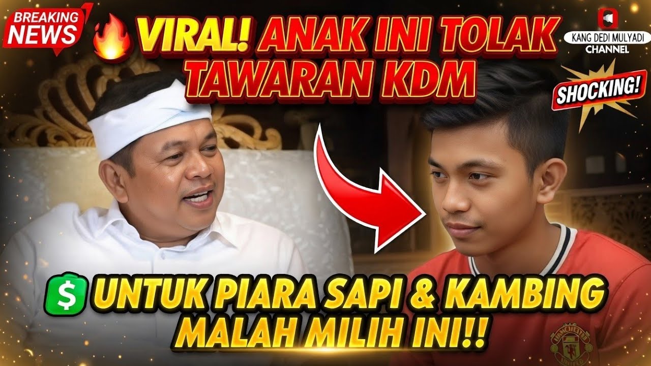 TOLAK KAMBING, & TELEKTOR, MILIH UANG BUAT BELI BAJU LEBARAN#dedimulyadi #kangdedimulyadi#kdm 