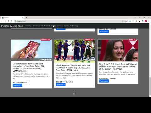 Reactjs - NewsApp