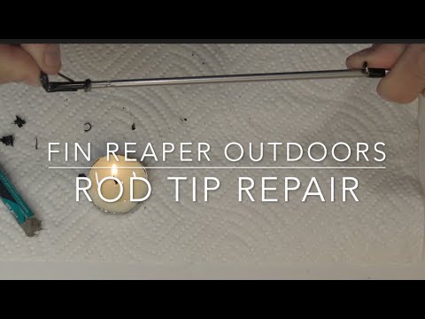 Rod Tip Fix Rod Tip Repair. How to fix a broken rod tip. - YouTube
