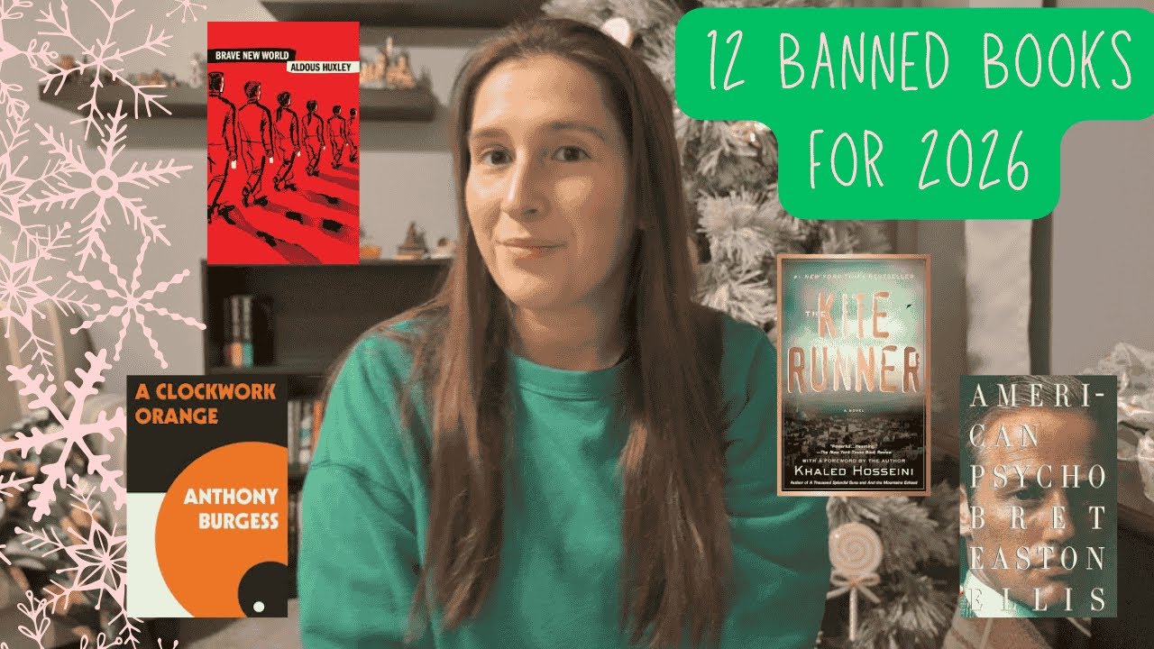 12 banned books for 2026 ❌🎄📚 bookmas day 7!! - YouTube
