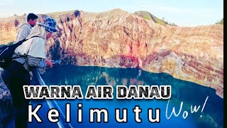 Kelimutu Danau tiga warna yang mempesona di NTT | DRONE AERIAL KELIMUTU