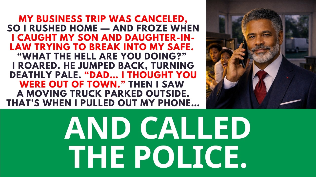 Business Trip Canceled—Caught My Son and Daughter-in-Law Breaking Into My Basement Love Dad Stories.