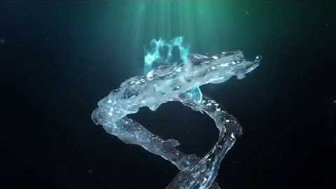 2408  - Liquid Trails Water cinematic Logo Reveal animation intro