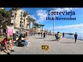 4k torrevieja costa blanca  saturday morning walking tour  preparing christmas decorations