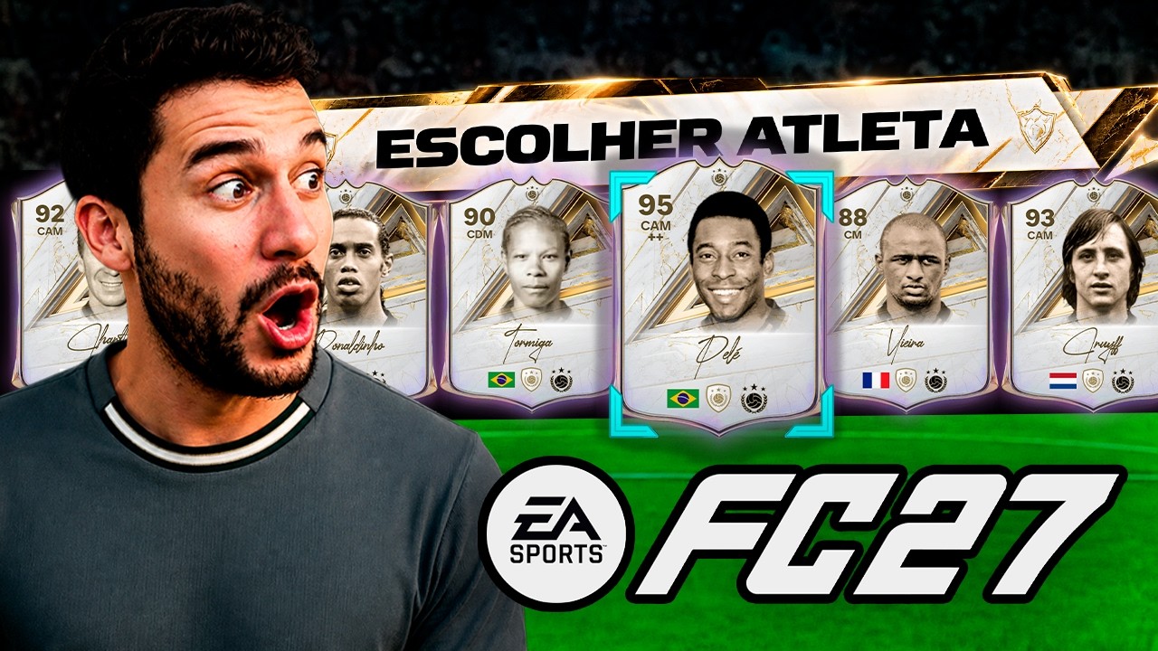 MINHA PRIMEIRA GAMEPLAY NO EA FC 27 🔥 DEU BOM DEMAIS NO DRAFT!