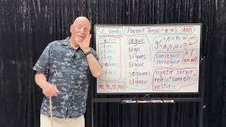 052 - Present Tense VN-3 (7),  Stem Changing Verbs e to i Spanish Present Tense Stem Changing Verbs