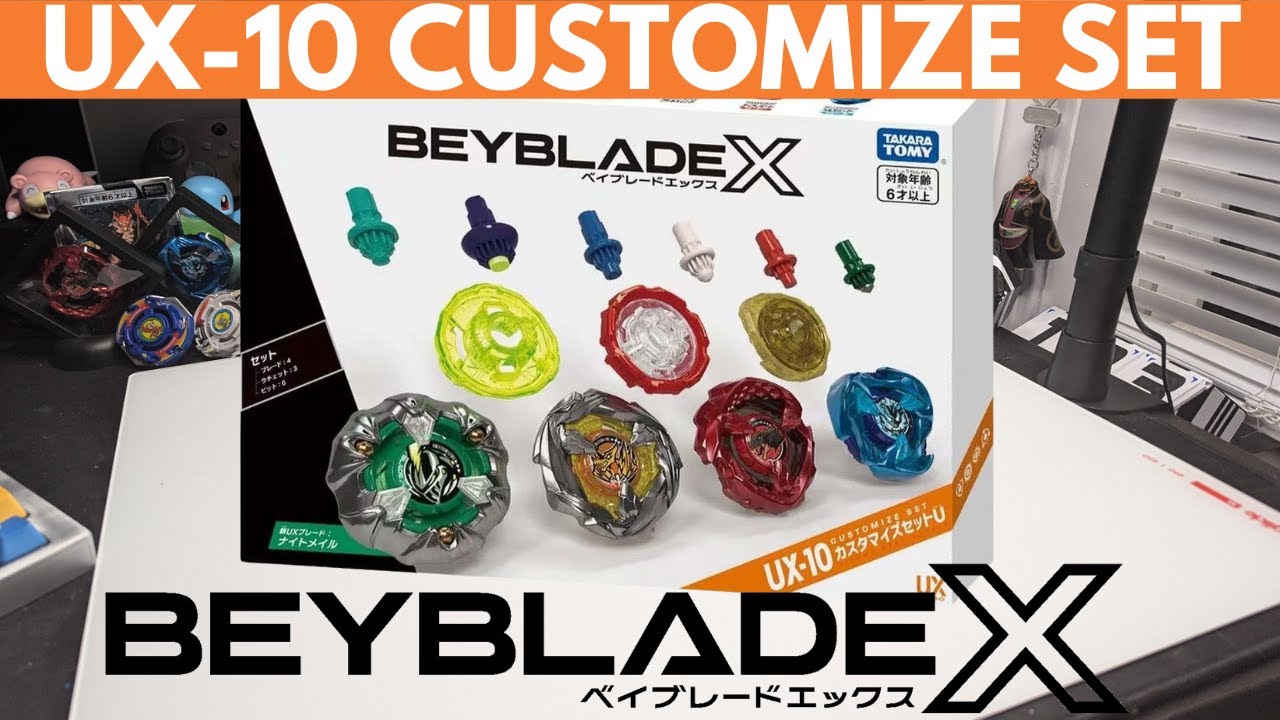 UX-10 CUSTOMIZE SET UNBOXING! BEYBLADE X! - YouTube
