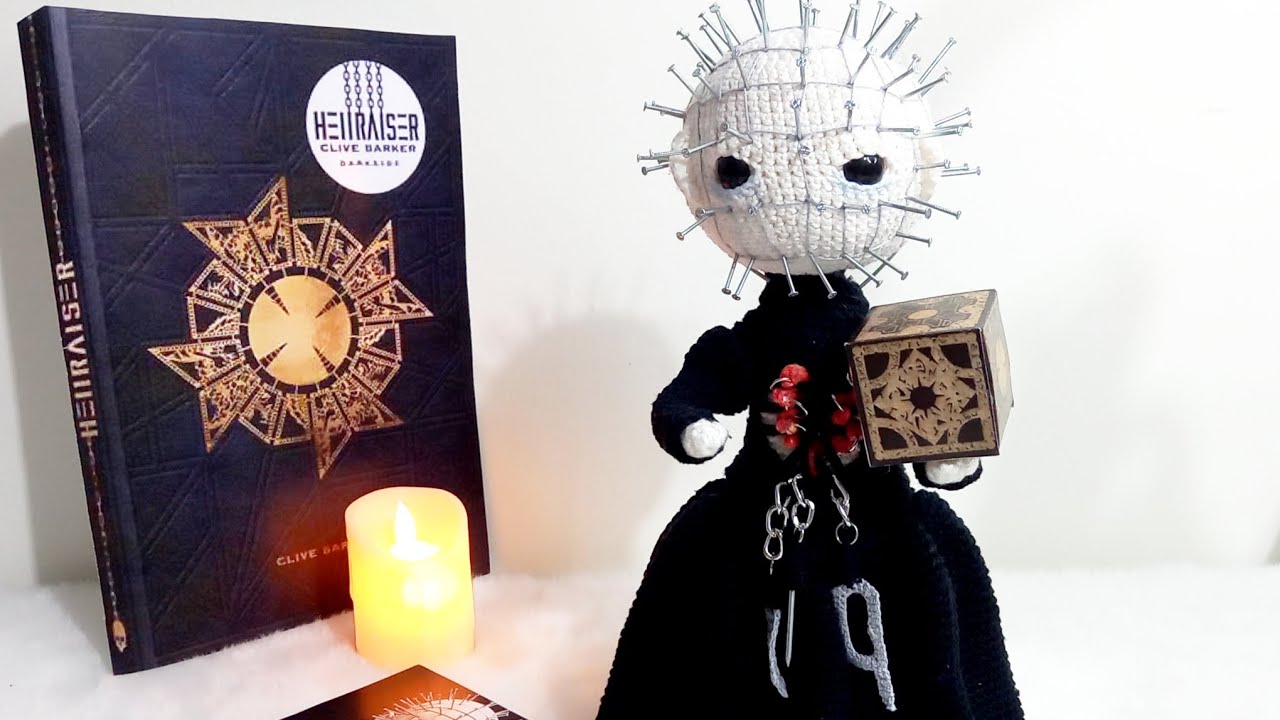 Pinhead hellraiser amigurumi apresentação e-book pré-venda! - YouTube