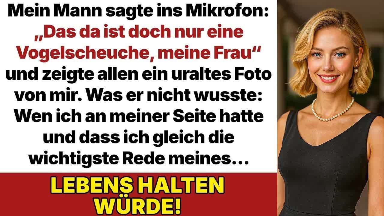 „Das ist meine Frau“, lachte er ins Mikrofon  Doch er wusste nicht, wer neben mir stand…