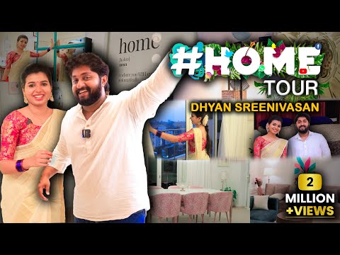 Home Tour | Dhyan Sreenivasan | Luxury Big Budget Flat | Arpita | Parvathy Babu | Milestone Makers