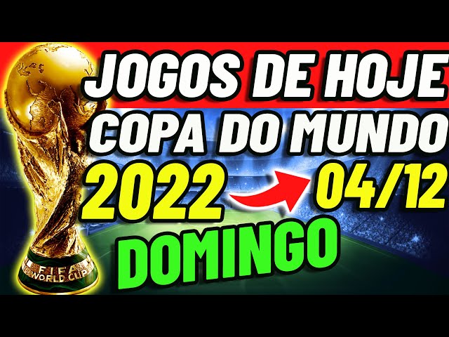 Copa do Mundo 2022: resultado dos jogos de hoje, domingo (04/12)