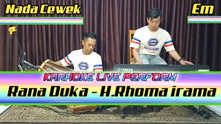 Rana duka - H.Rhoma irama Karaoke nada cewek Cm