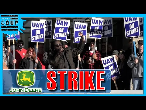 HUNDREDS Rally in Support of John Deere Strike in Waterloo Iowa