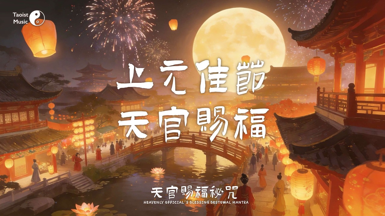 上元佳節，聽訟「天官賜福秘咒」，紫微大帝賜福佑萬民！Taoist the 