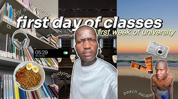 First week of university vlog🏫: lectures, grocery shopping , studying @ Nelson Mandela University