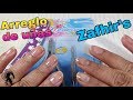 Manicura bomba paso a paso. Uñas y cutículas perfectas. Productos Zafhirs