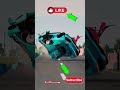 3 Cars Crash One After Another on Wooden Speed Breaker 🚗💥  BeamNG Drive #shorts #athrafighterhd