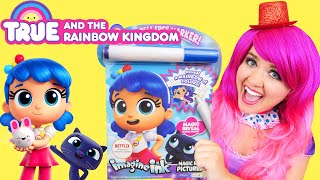 Coloring True and the Rainbow Kingdom Magic Reveal Ink Coloring Book | Imagine Ink Marker