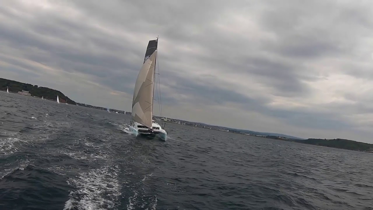 ⁣Performance Multihull Racing - Four Dazcats 2-handed Round Britain & Ireland 2018 Leg 1