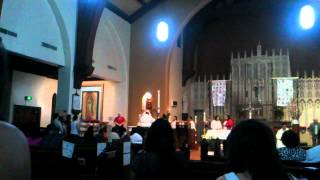 Ryan getting baptized